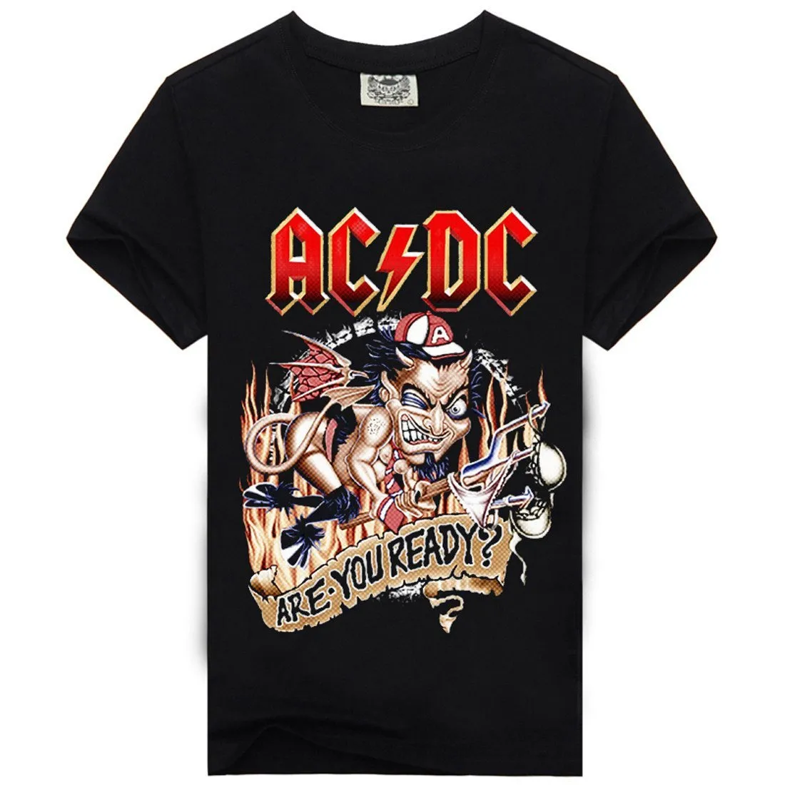 AC DC Hip Hop Fashion Heavy Metal T-shirt