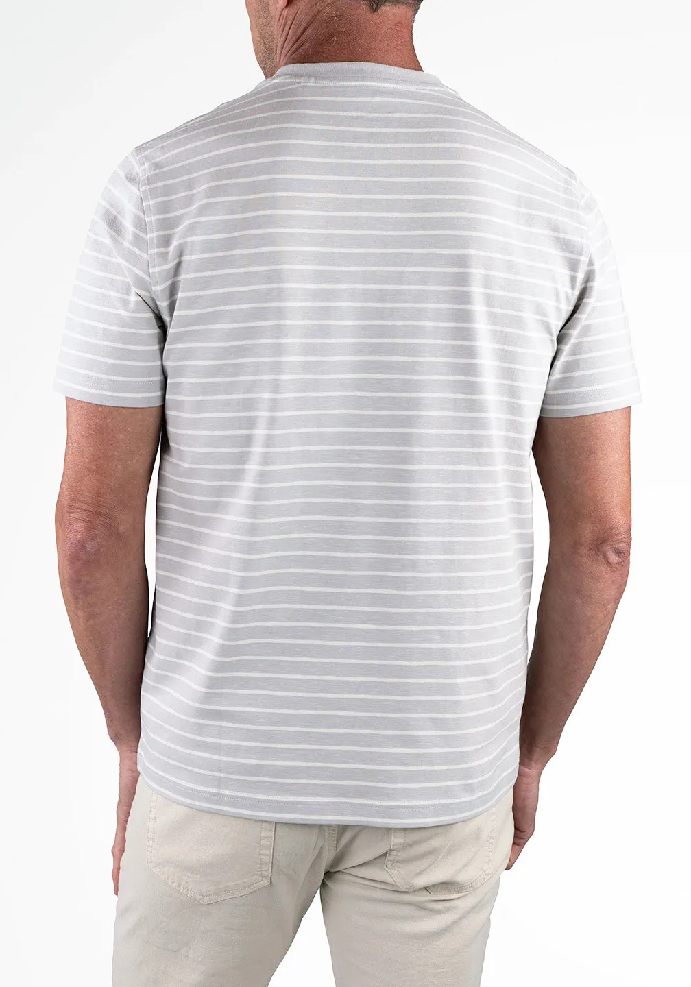 Airotec® Sailor Stripe Short Sleeve Henley