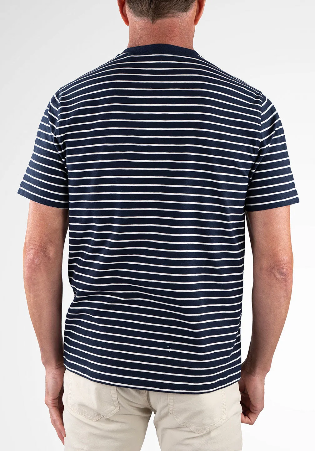 Airotec® Sailor Stripe Short Sleeve Henley