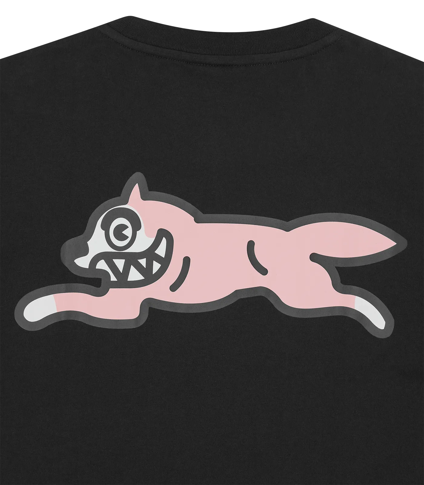 ARCH LOGO X RUNNING DOG T-SHIRT - BLACK