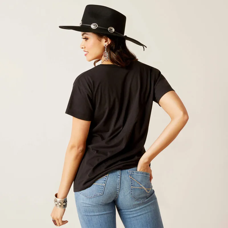 Ariat Pop Boots Black T-Shirt