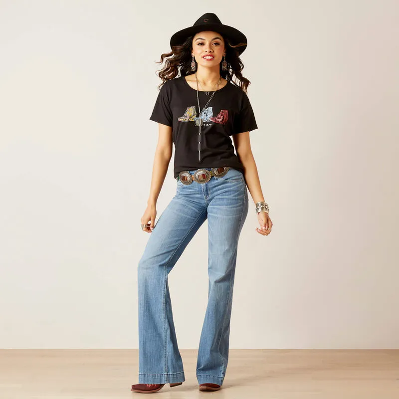 Ariat Pop Boots Black T-Shirt