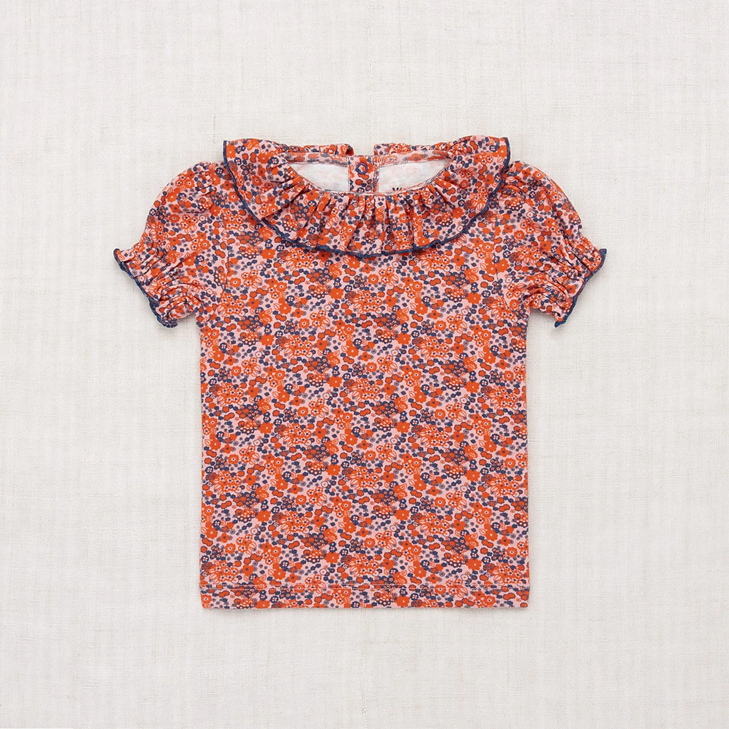 Baby & Kids Pima Cotton Balloon Sleeve Paloma Tee - Rose Blush Tisbury Garden