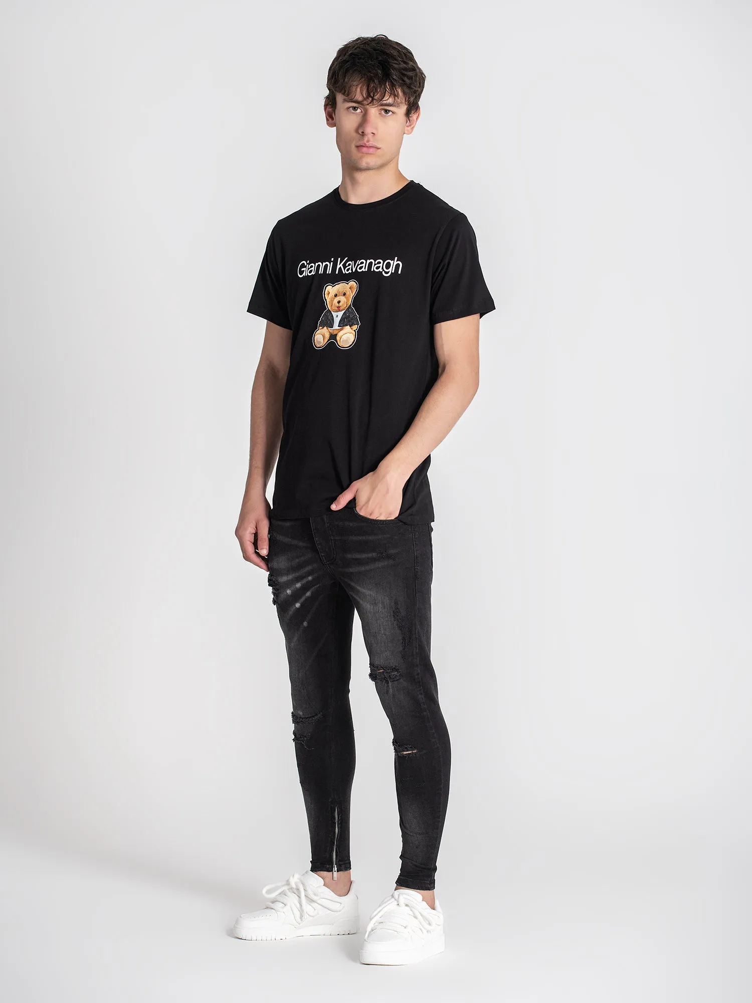 Black GK Teddy Bear Tee