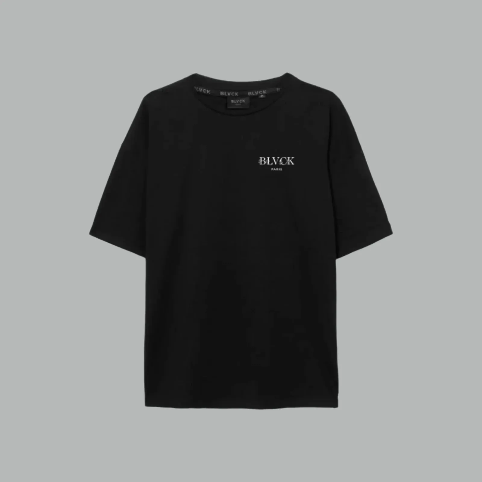 Blvck Paris - "Blvck Floral Logo" - Streetwear Look Tee - Unisex