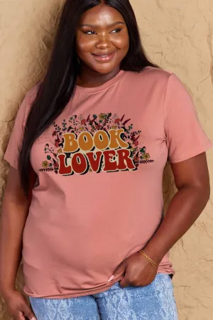 BOOK LOVER Graphic Cotton Tee