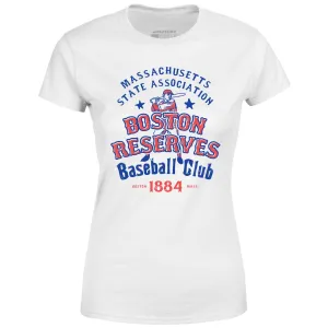 Boston Reserves - Massachusetts - Vintage Defunct Baseball Teams - Women's T-Shirt