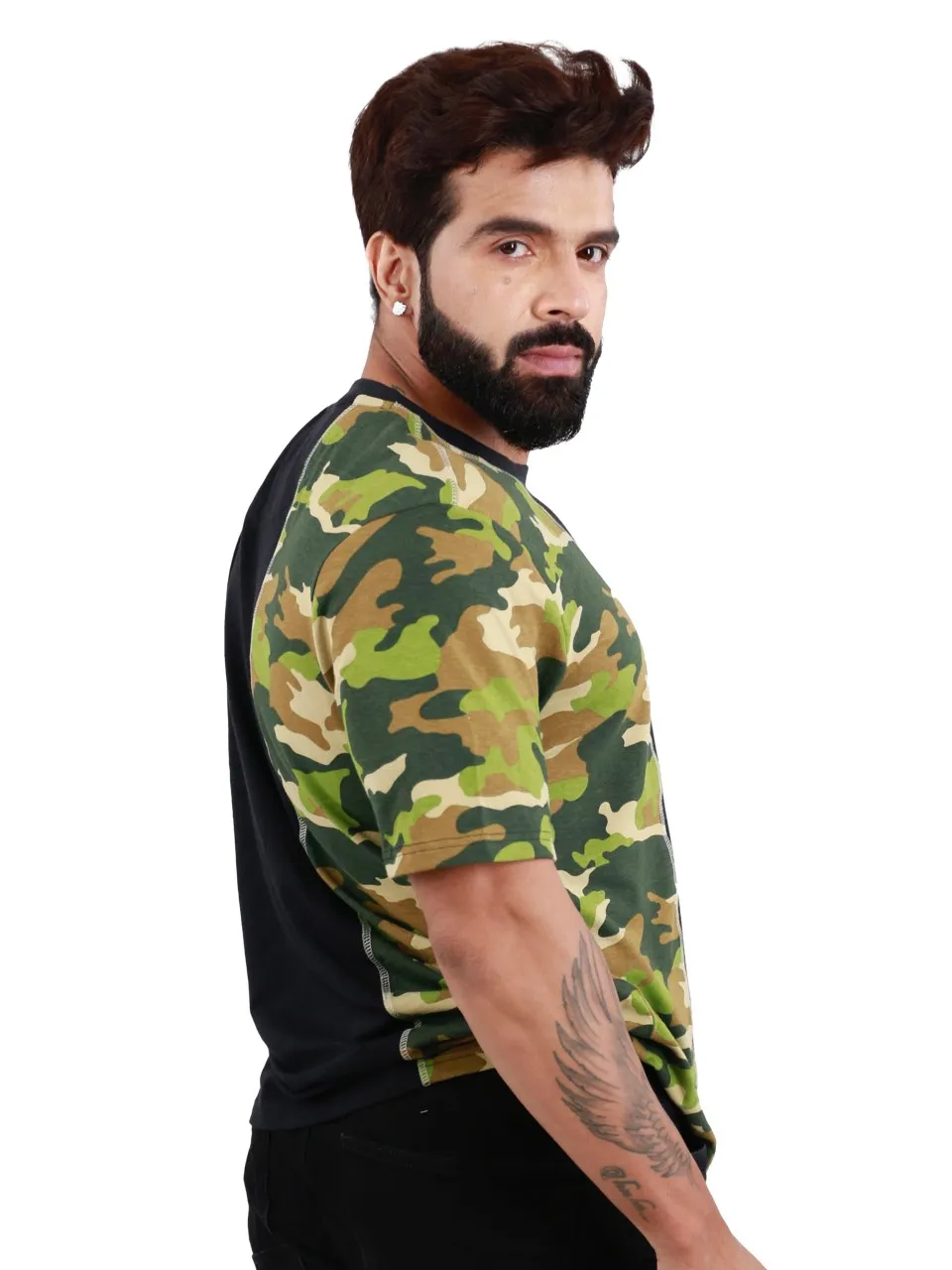 Camo Printed Organic Bamboo T-Shirt (Pack of 2)