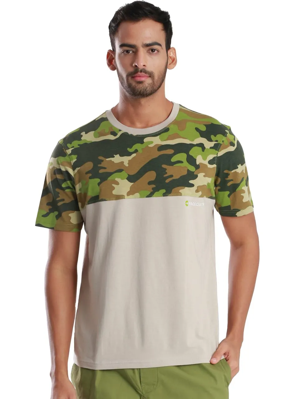 Camo Printed Organic Bamboo T-Shirt (Pack of 2)