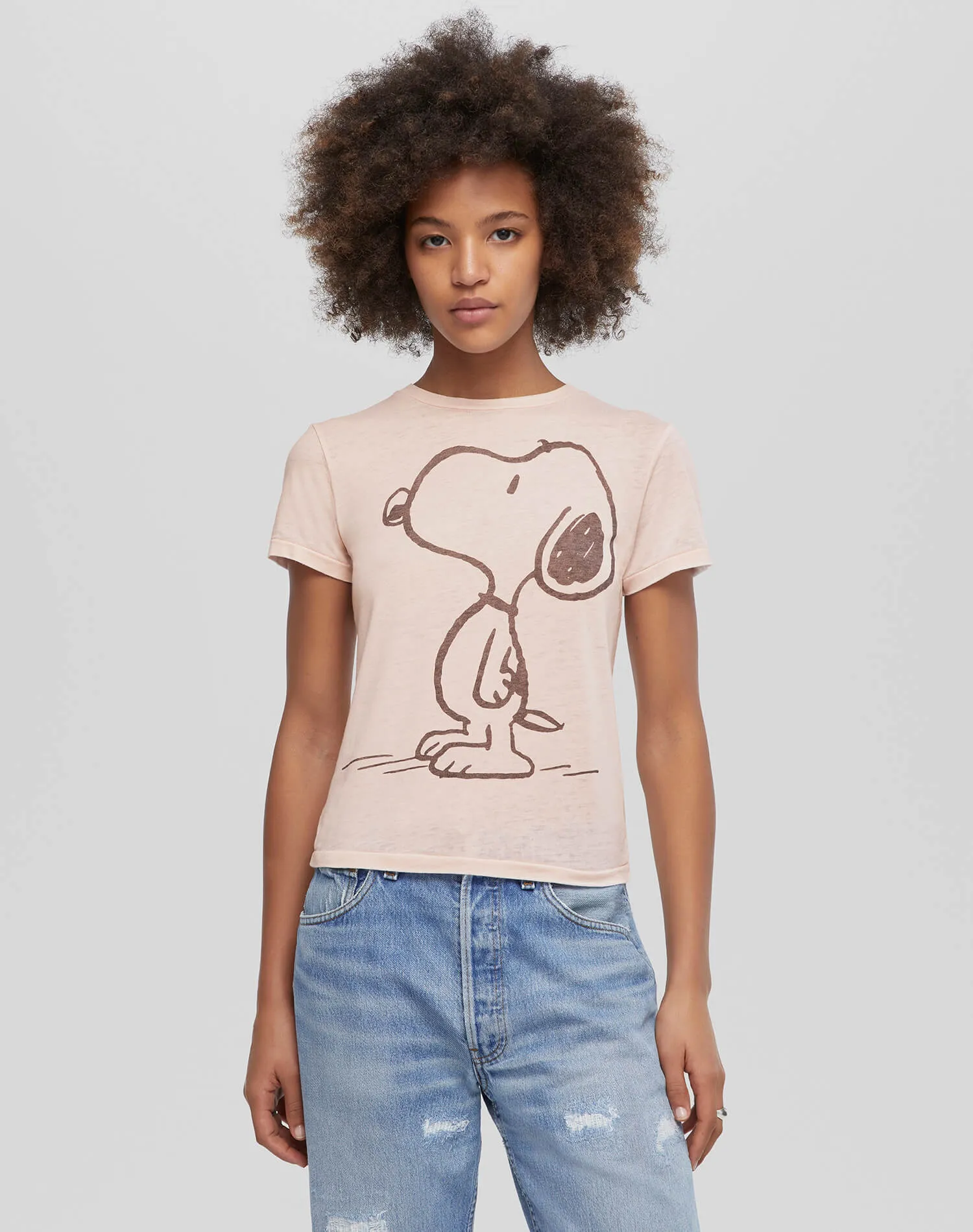 Classic "Snoopy" Tee - Dahlia