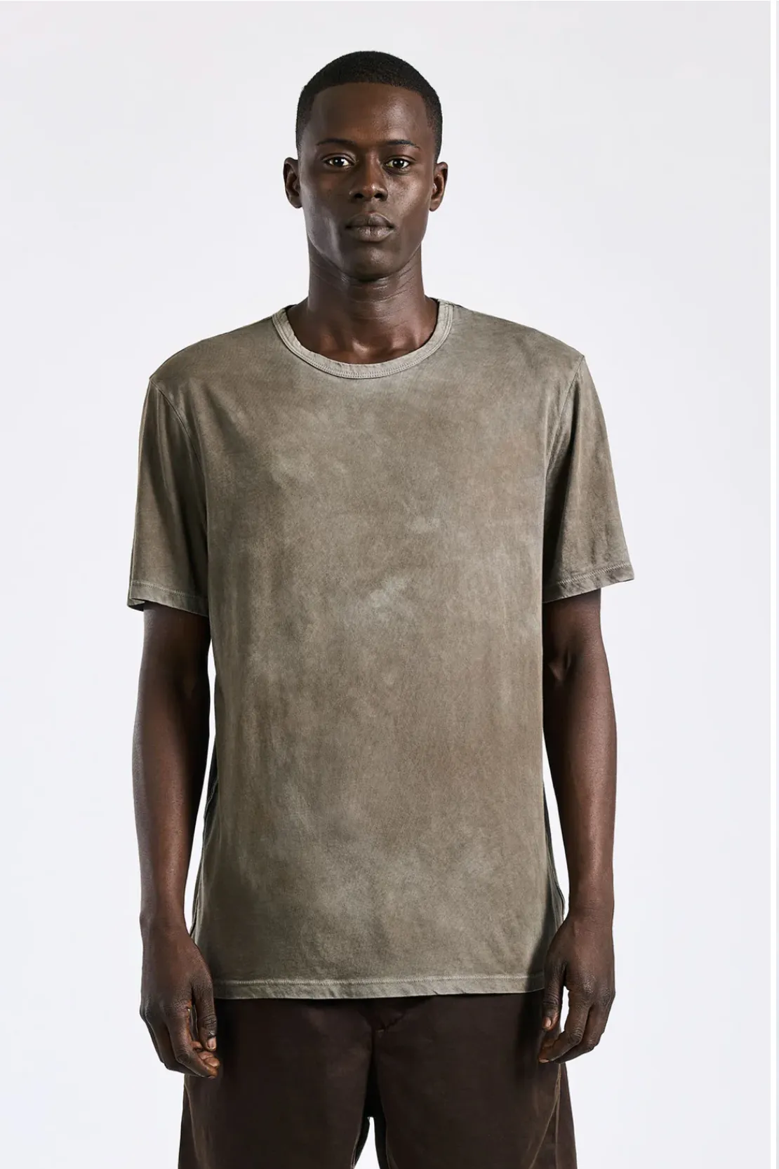 Cotton Citizen Vintage Taupe Supima Cotton Crewneck Tee