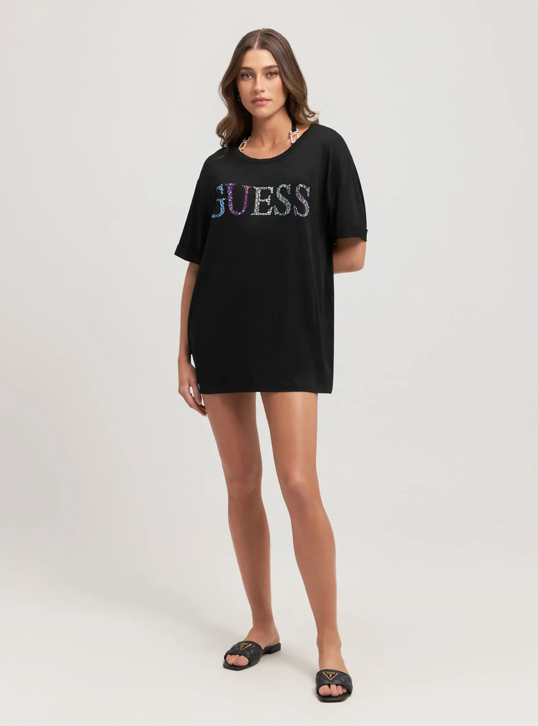 Eco Black Oversized T-Shirt