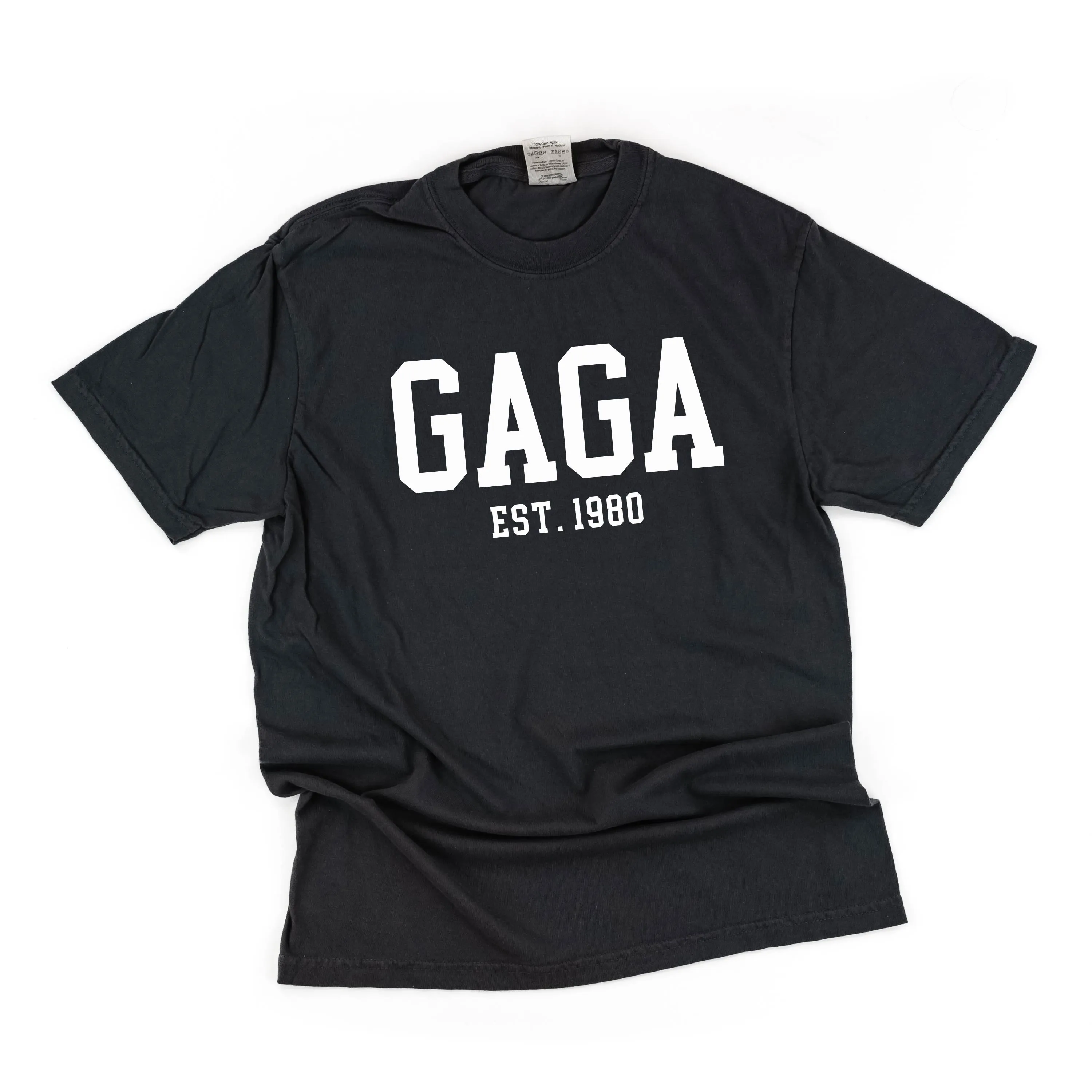 Gaga - EST. (Select Your Year) - SHORT SLEEVE COMFORT COLORS TEE