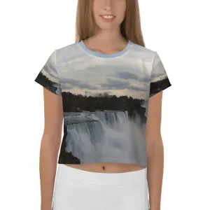 GG - Women's Crop Tee - N Y Falls