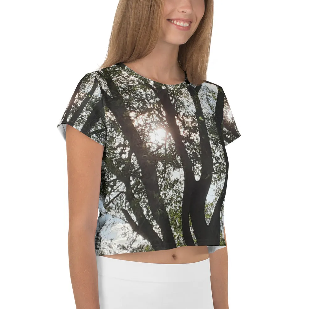 GG - Women's Crop Tee - Trees & Sun