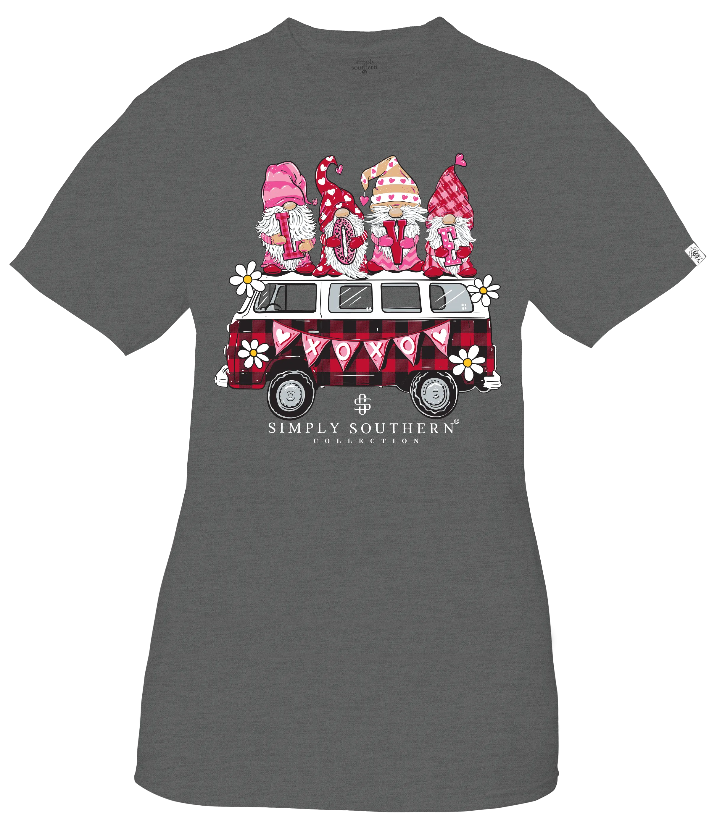 Gnome 'Love' Bus Short Sleeve Tee by Simply Southern