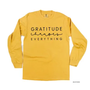 Gratitude Changes Everything - LONG SLEEVE COMFORT COLORS TEE