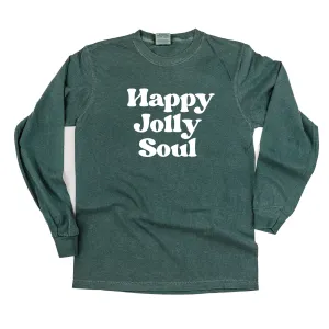 Happy Jolly Soul - LONG SLEEVE Comfort Colors Tee