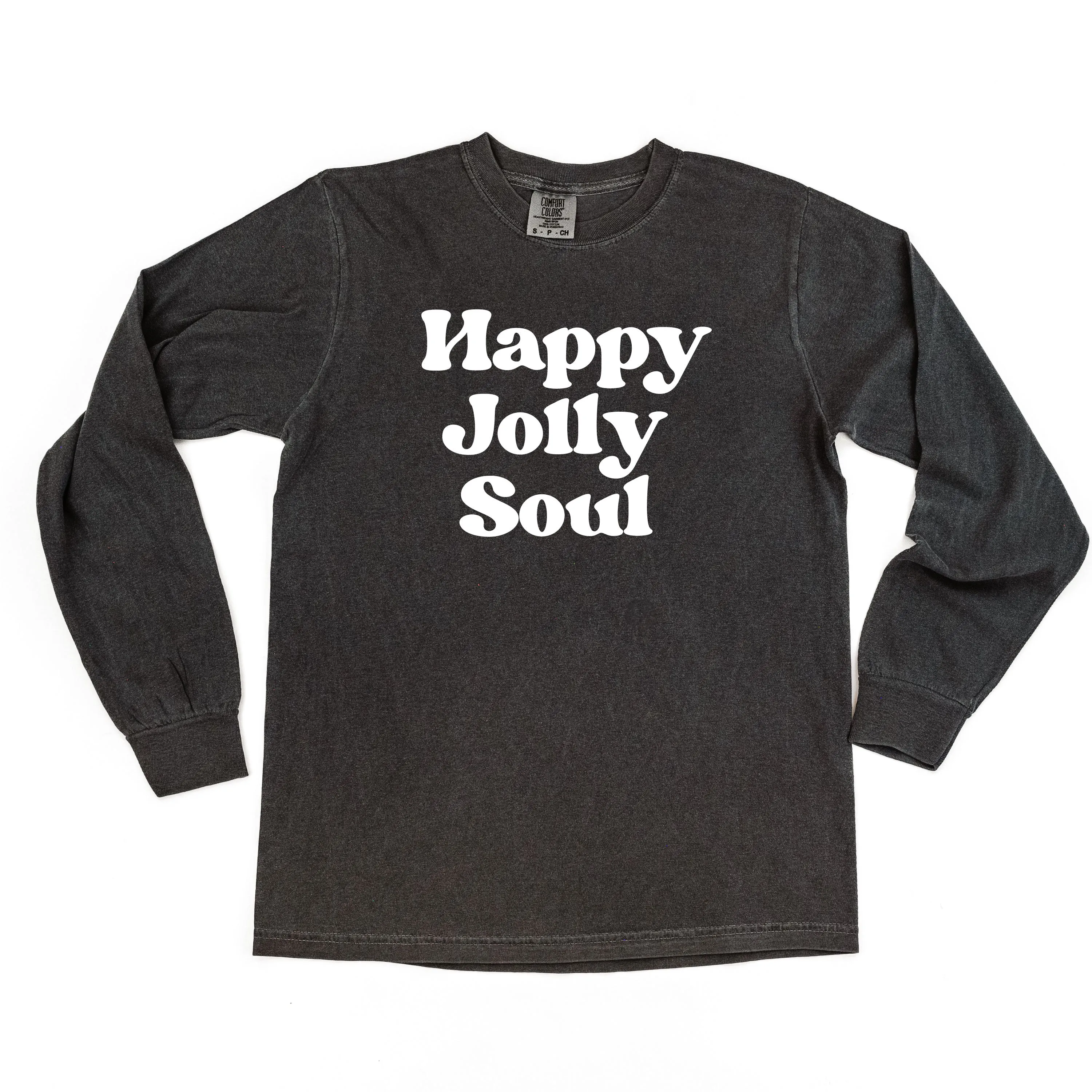 Happy Jolly Soul - LONG SLEEVE Comfort Colors Tee