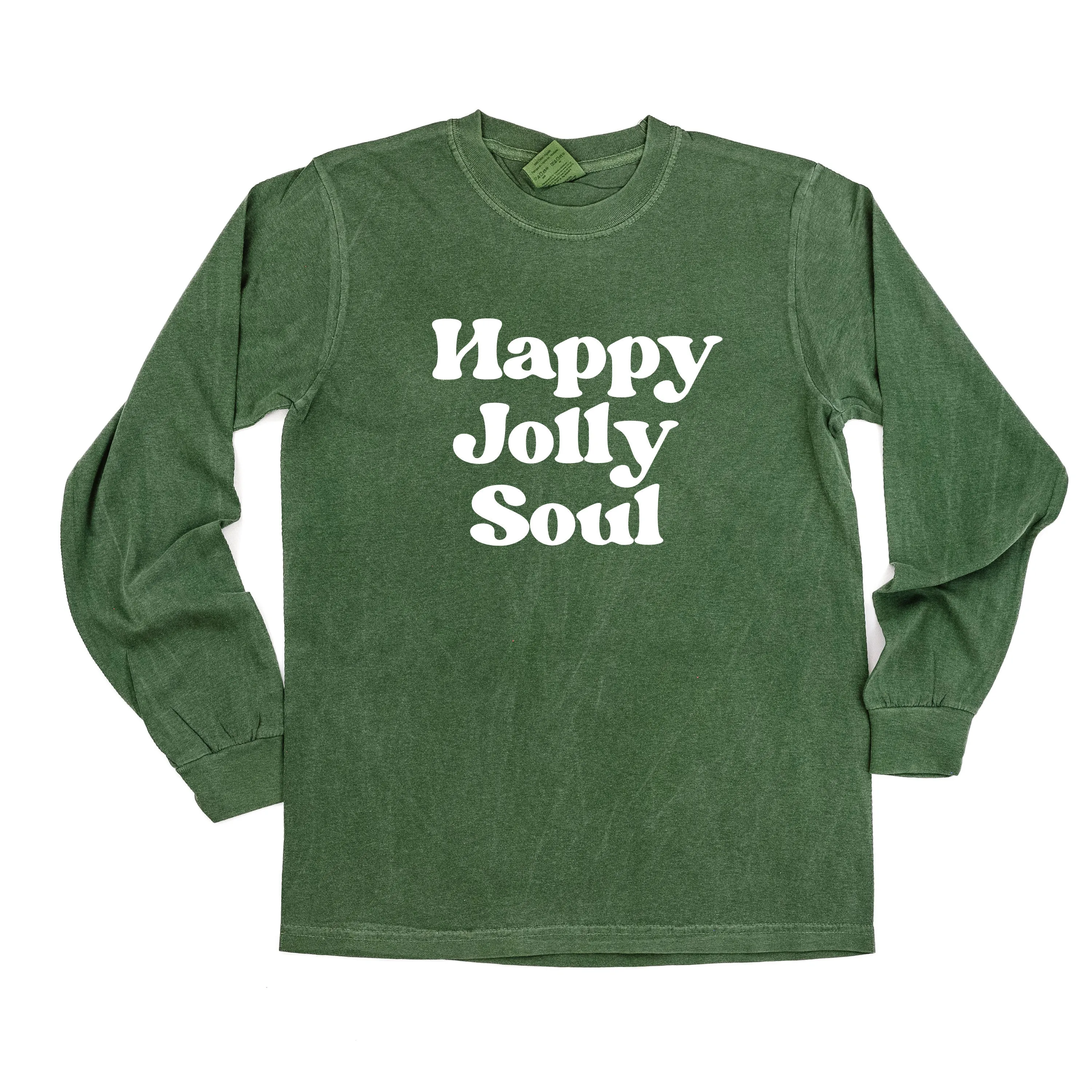 Happy Jolly Soul - LONG SLEEVE Comfort Colors Tee