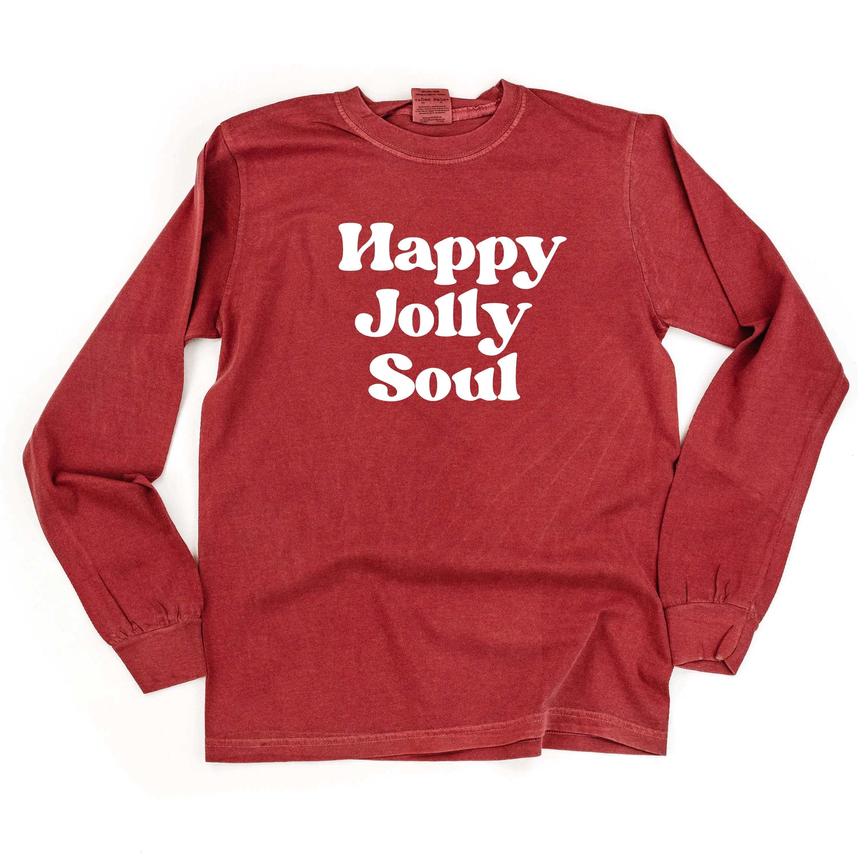 Happy Jolly Soul - LONG SLEEVE Comfort Colors Tee