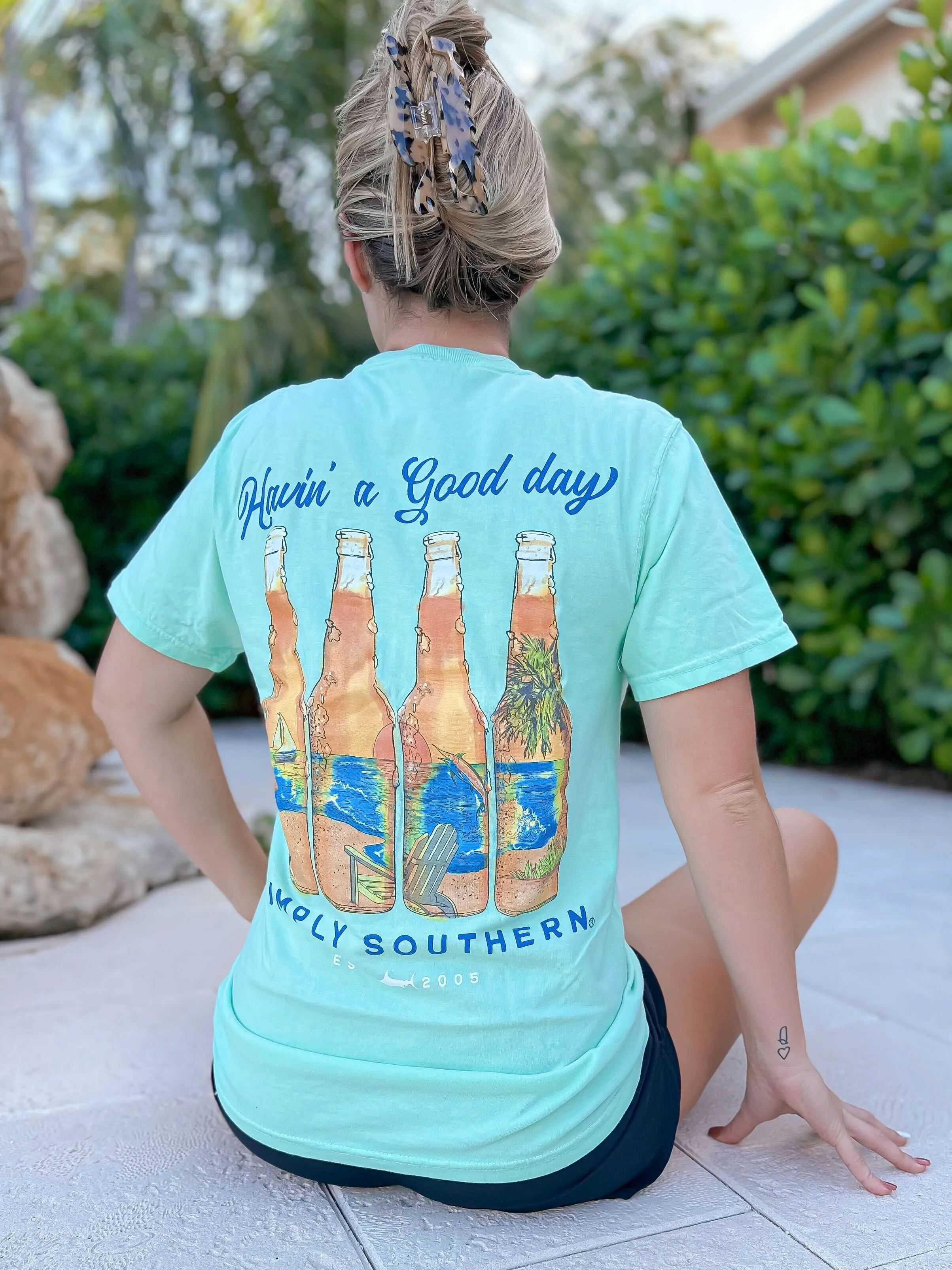 'Havin' A Good Day' Beer Short Sleeve Tee by Simply Southern