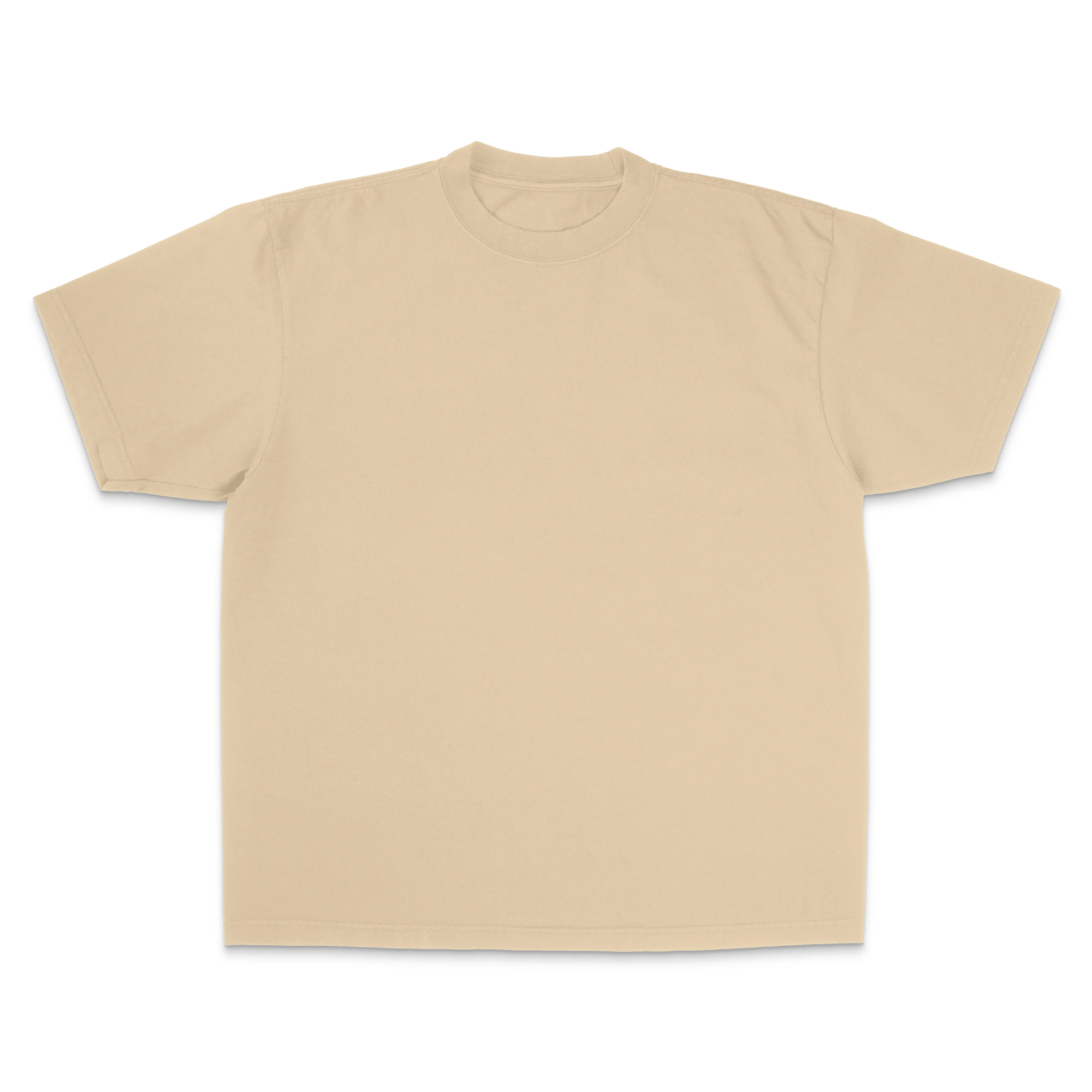 Heavyweight Garment Dye Short Sleeve Tee - Oatmeal