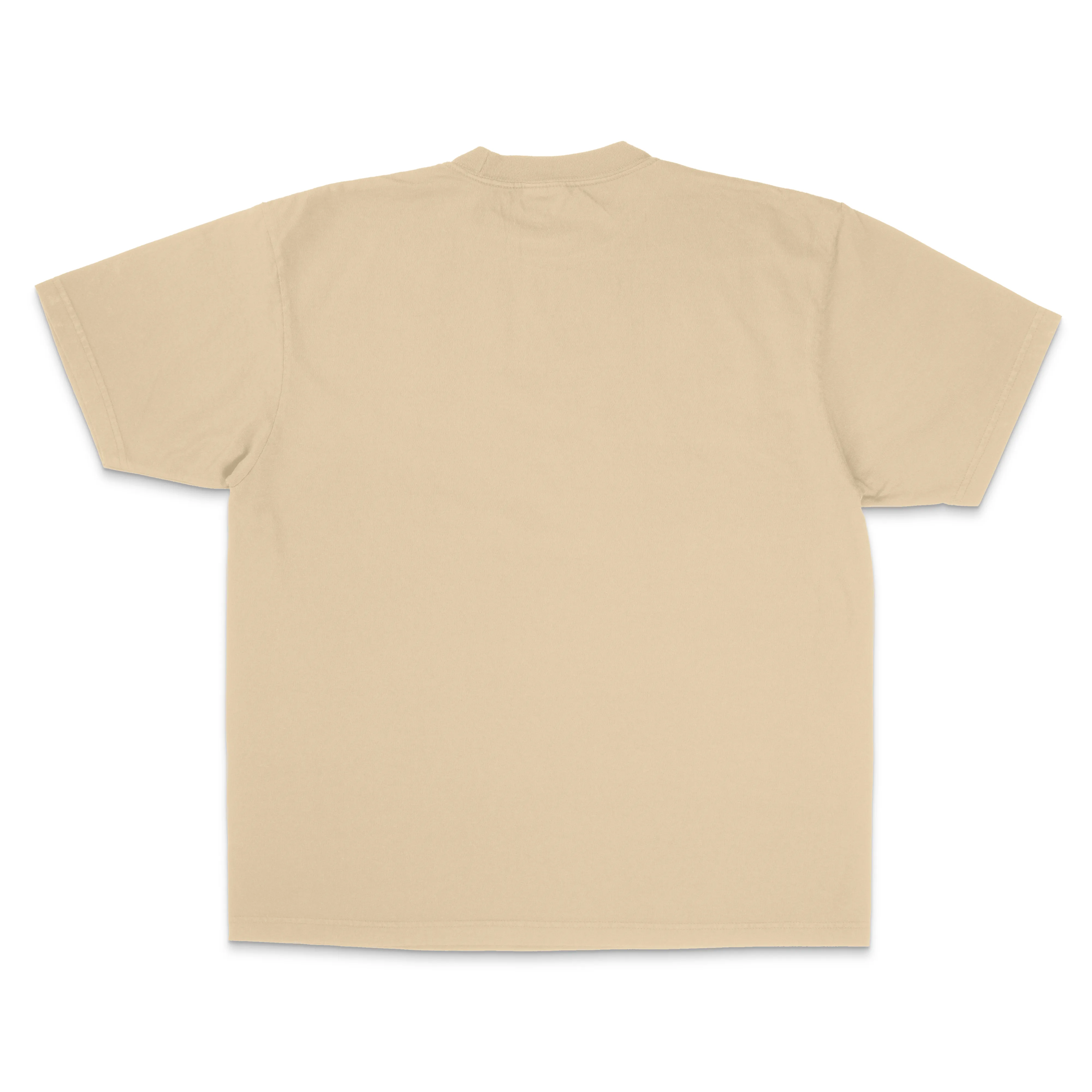 Heavyweight Garment Dye Short Sleeve Tee - Oatmeal