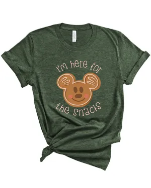 Here for the Snacks Gingerbread | Kids Tee