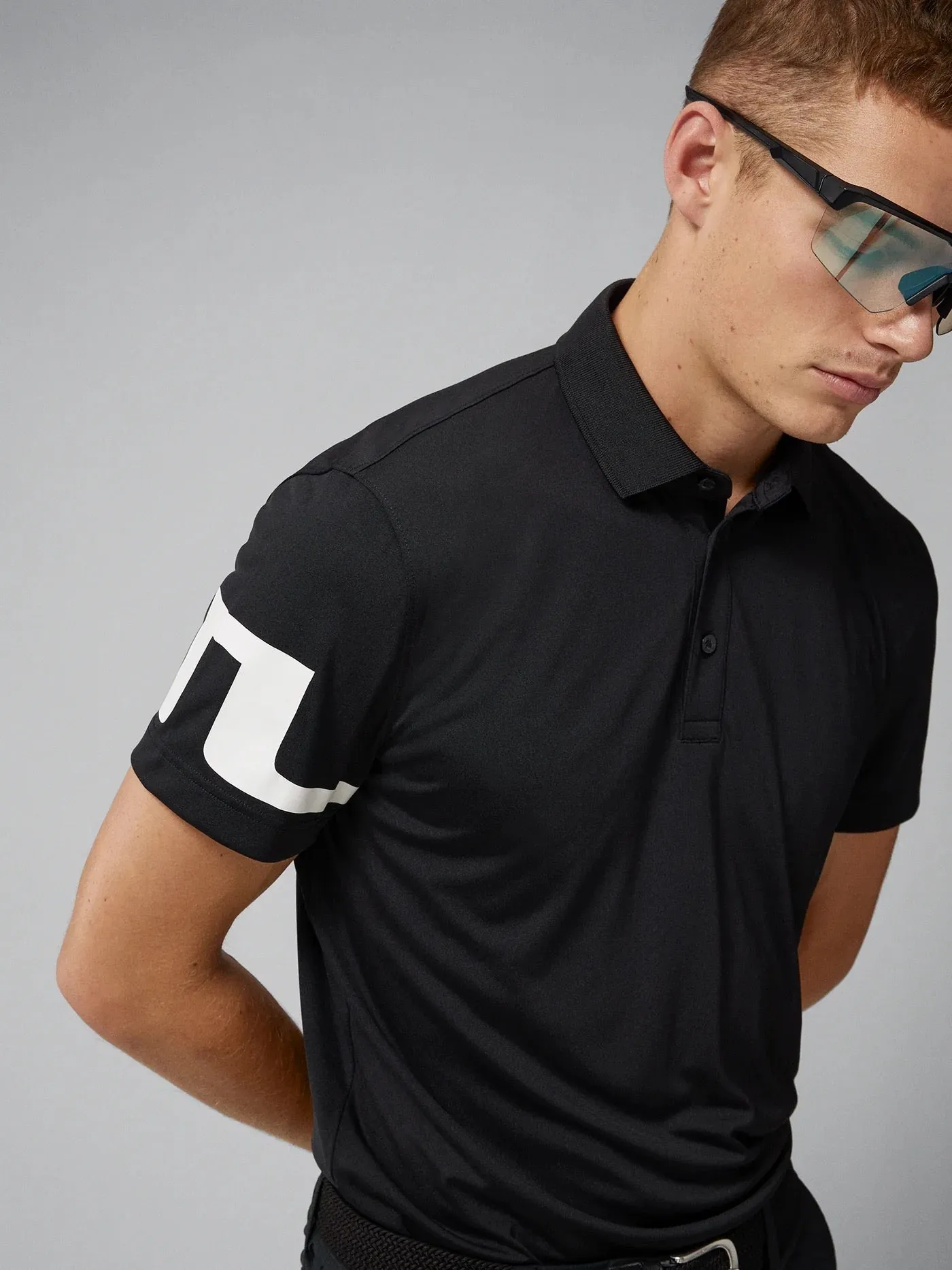 J Lindeberg Men's HEATH GOLF POLO