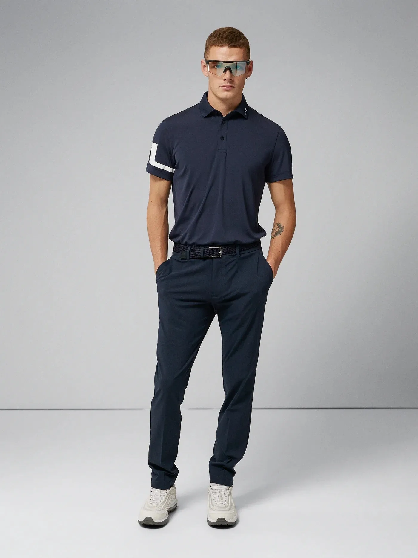 J Lindeberg Men's HEATH GOLF POLO