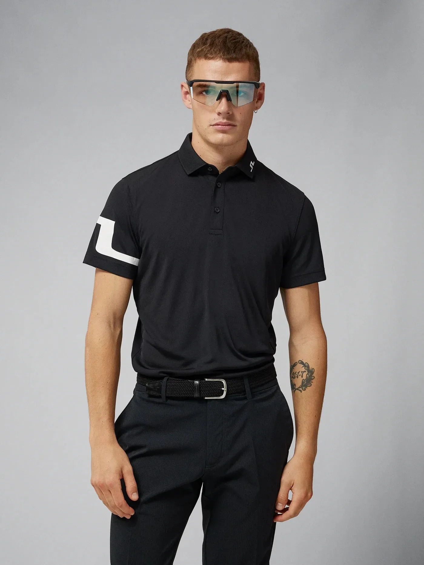 J Lindeberg Men's HEATH GOLF POLO