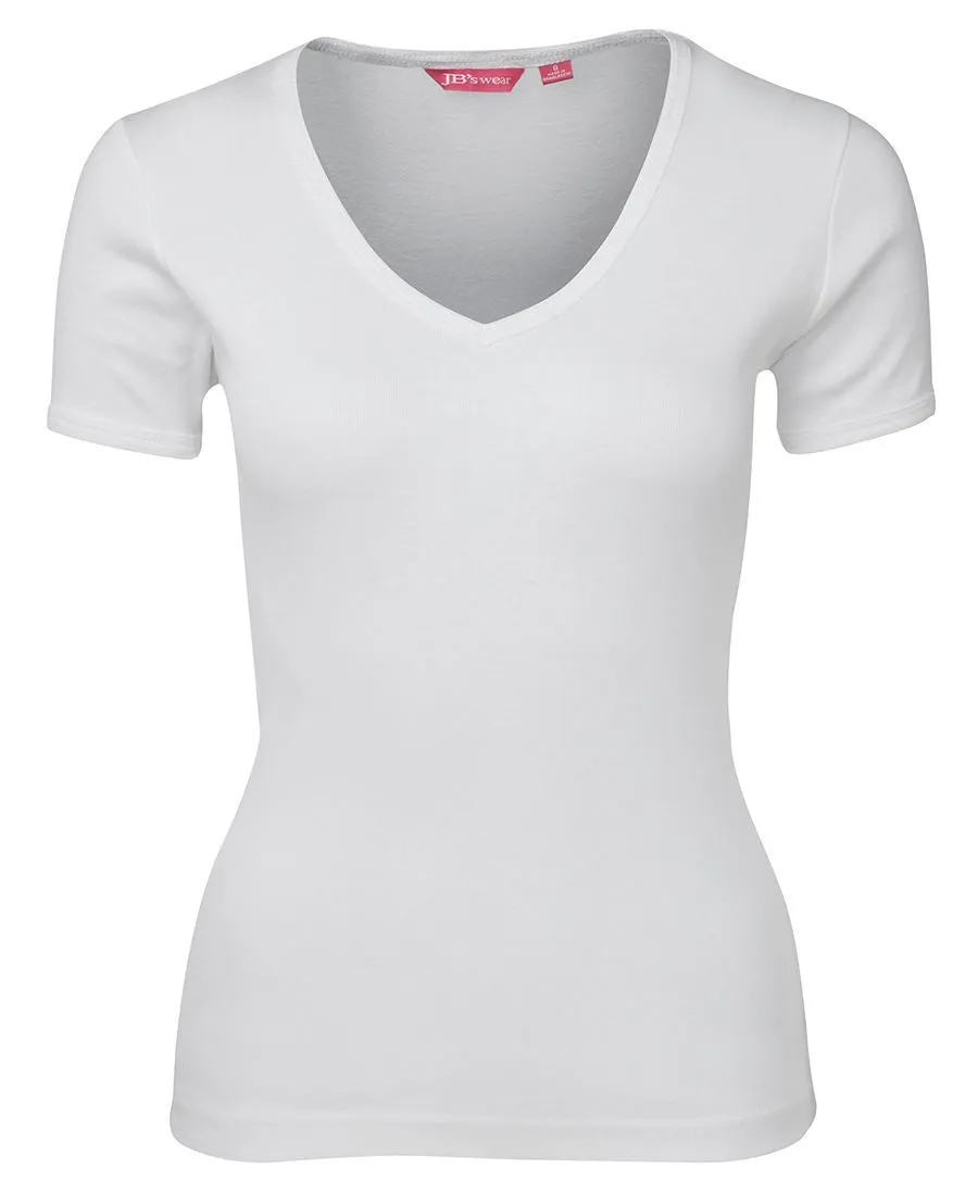 JBs Wear Ladies V-Neck Tee (1LV)