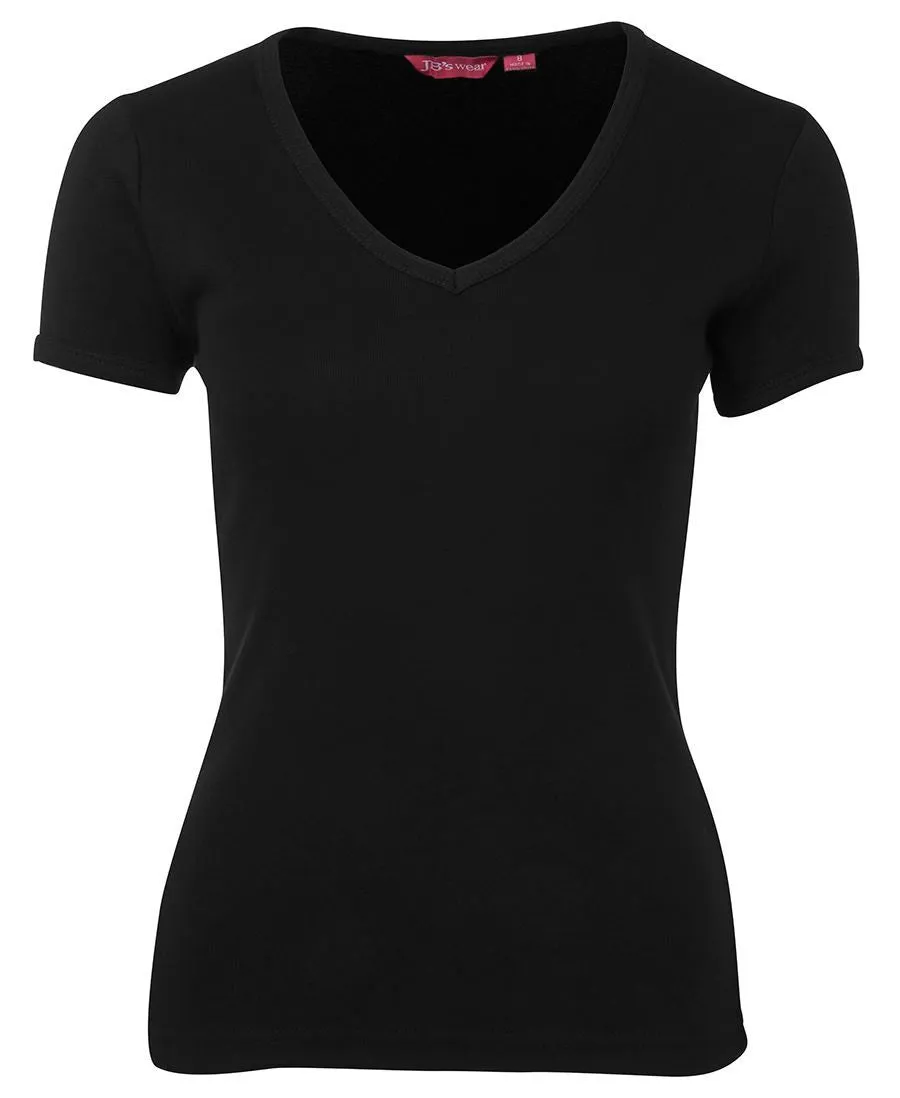 JBs Wear Ladies V-Neck Tee (1LV)