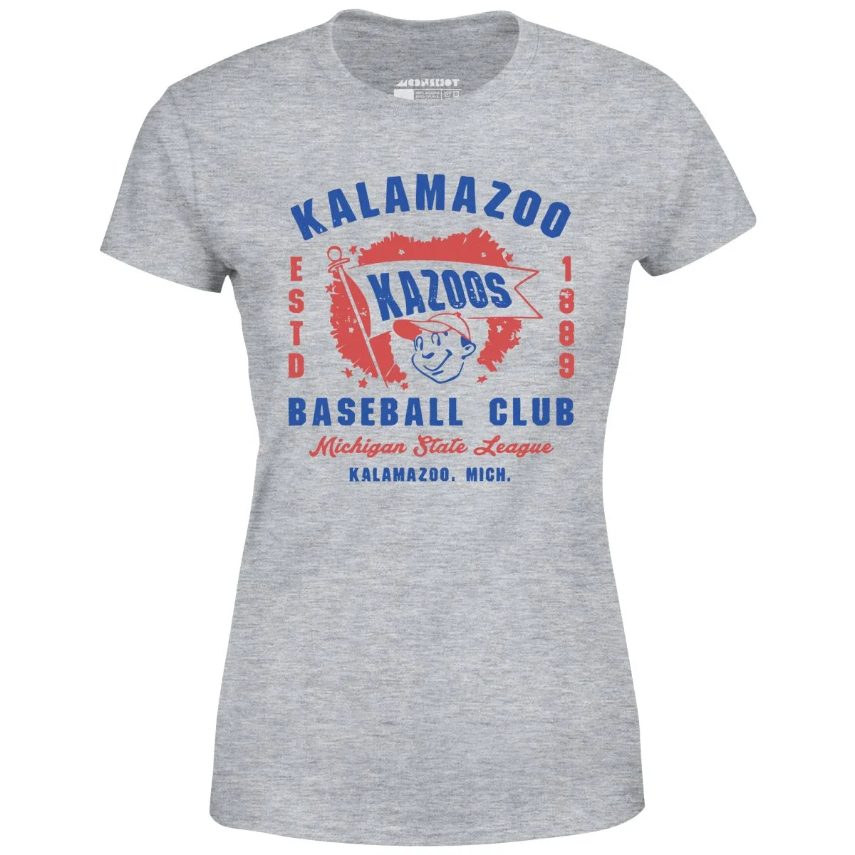 Kalamazoo Kazoos - Michigan - Vintage Defunct Baseball Teams - Women's T-Shirt