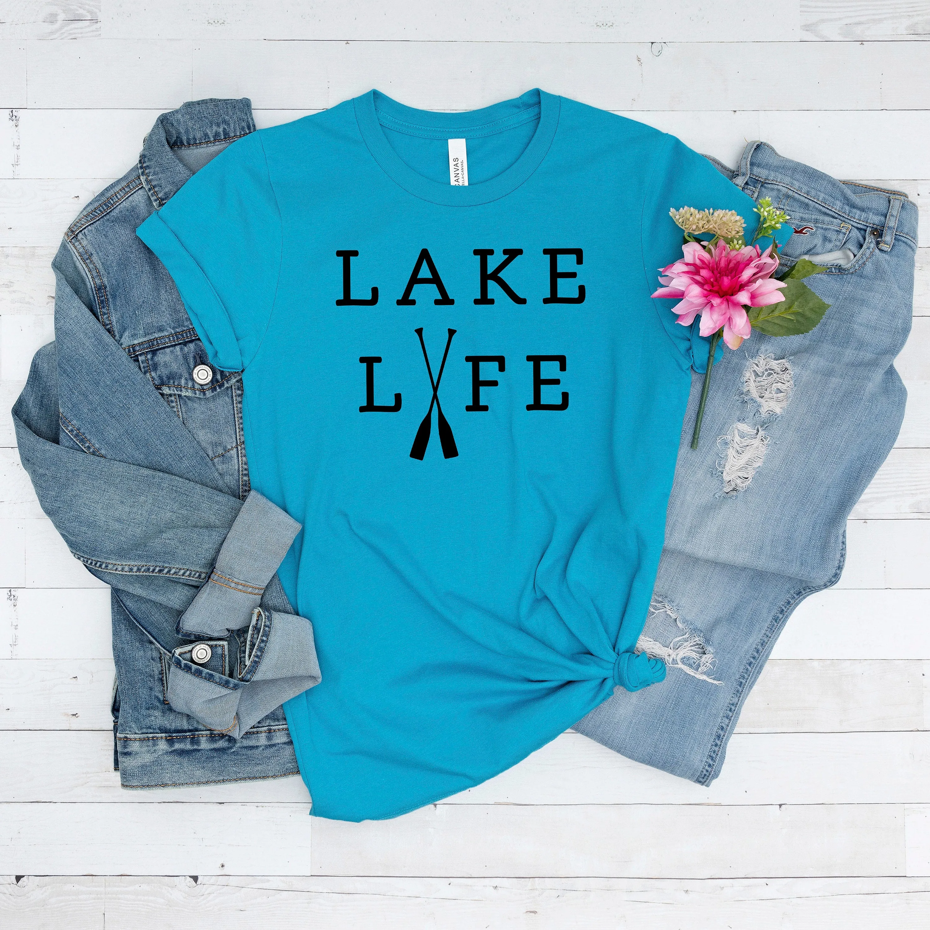 Lake Life T Shirt - lake life tshirt men - tshirt women trendy - lake gifts for her - matching family vacation T-shirts