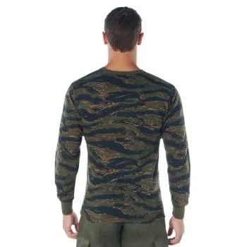 Long Sleeve Colored Camo T-Shirt