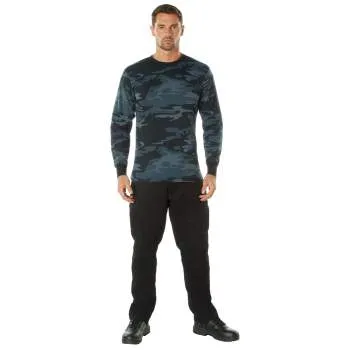 Long Sleeve Colored Camo T-Shirt