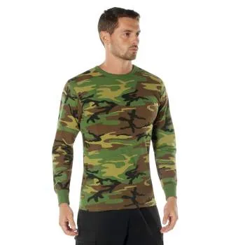 Long Sleeve Colored Camo T-Shirt