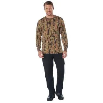 Long Sleeve Colored Camo T-Shirt