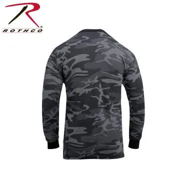 Long Sleeve Colored Camo T-Shirt