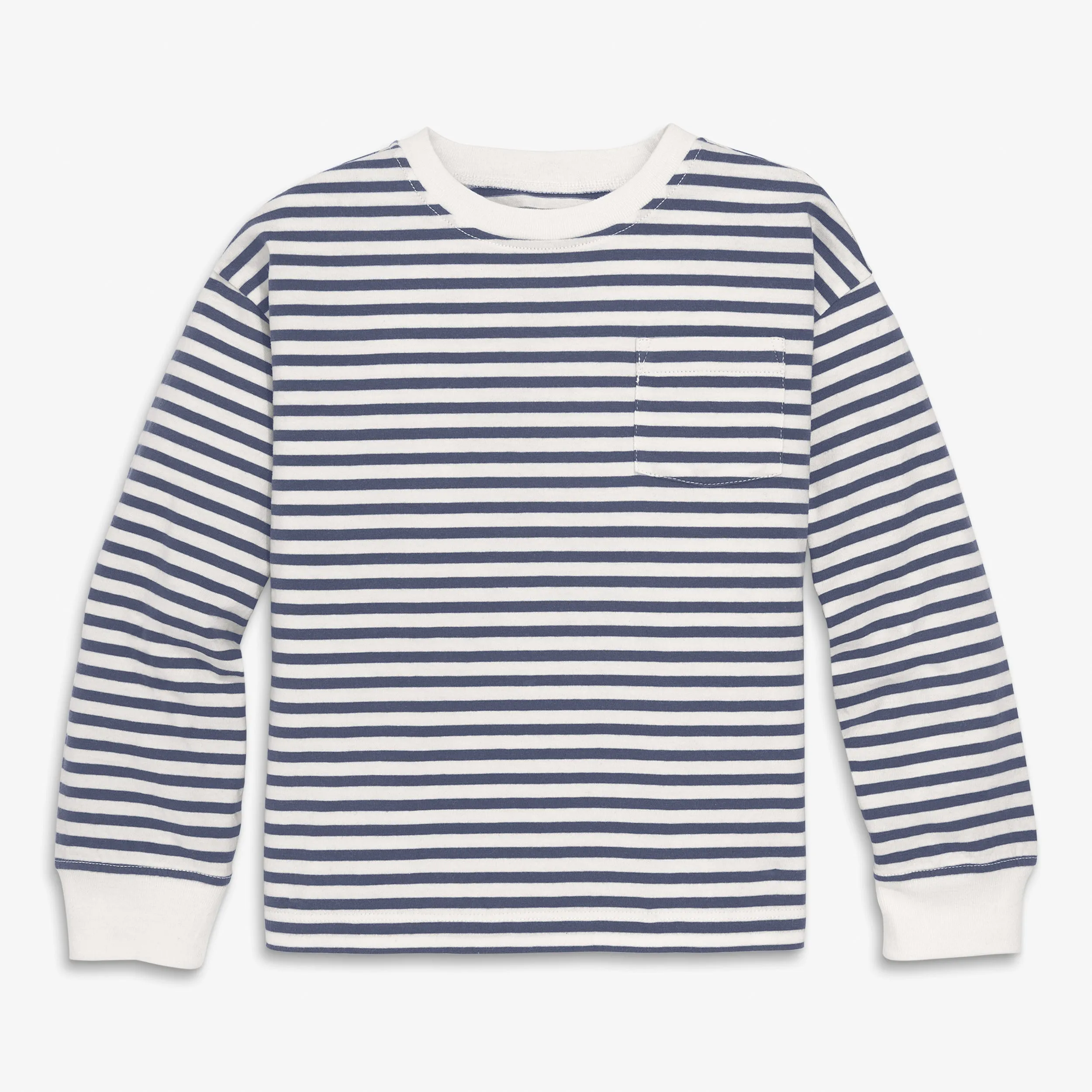 Long sleeve easy stripe tee