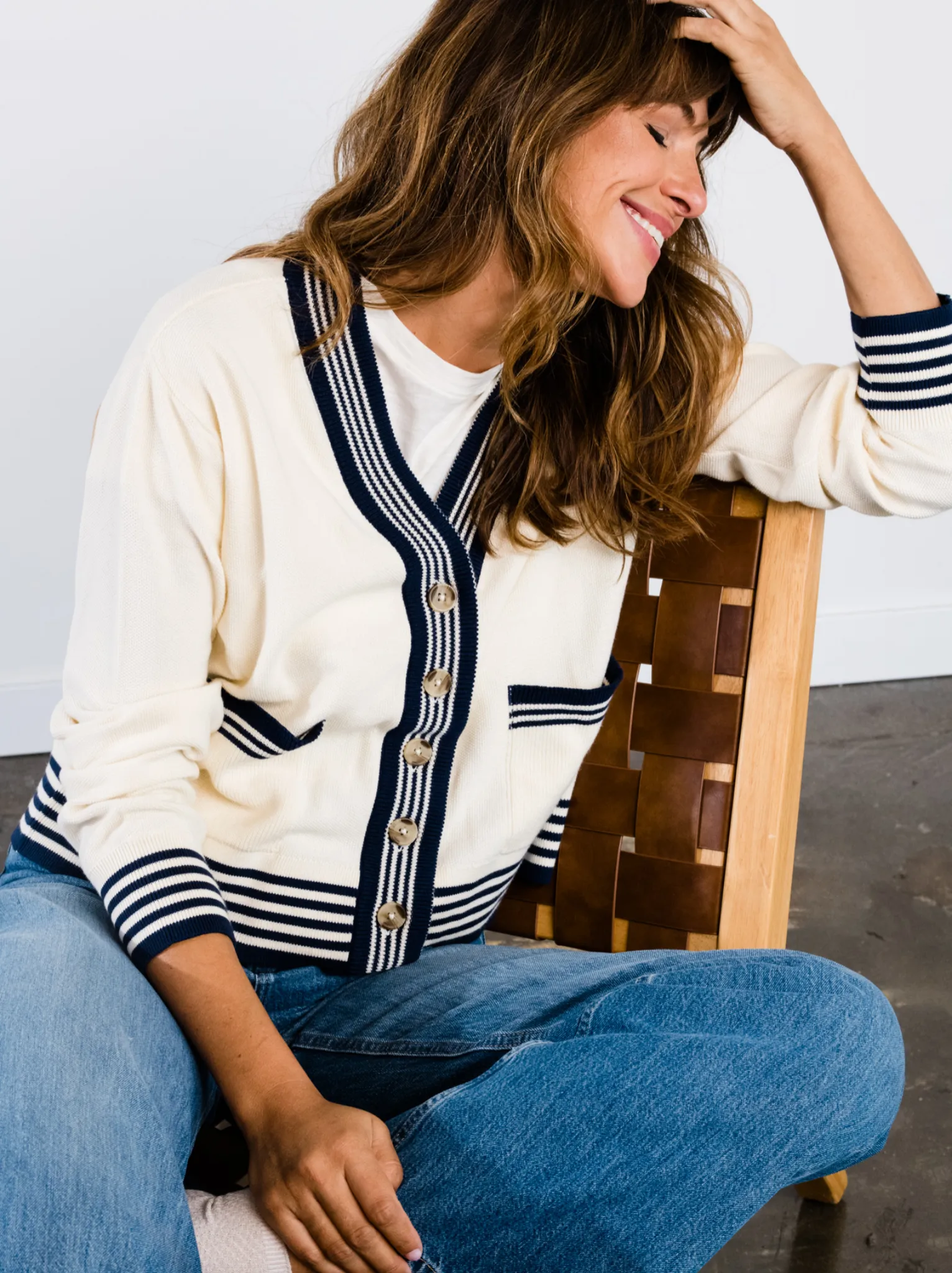 Madilyn Varsity Cardigan