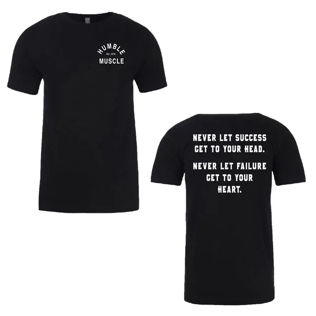 Mens Tee | Success Quote | Black