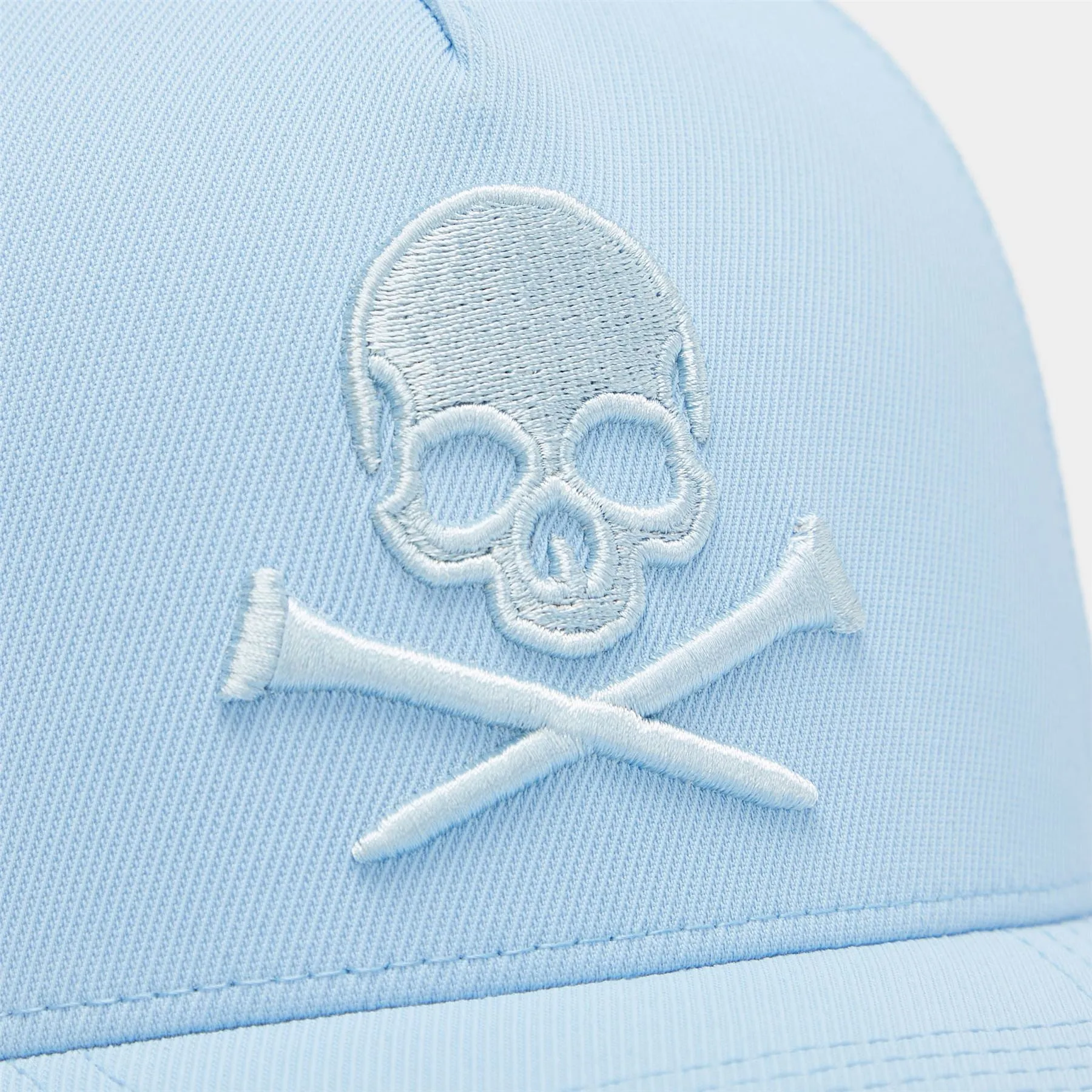 Monochrome Skull & Tees Stretch Twill Snapback Hat Baja - SS24