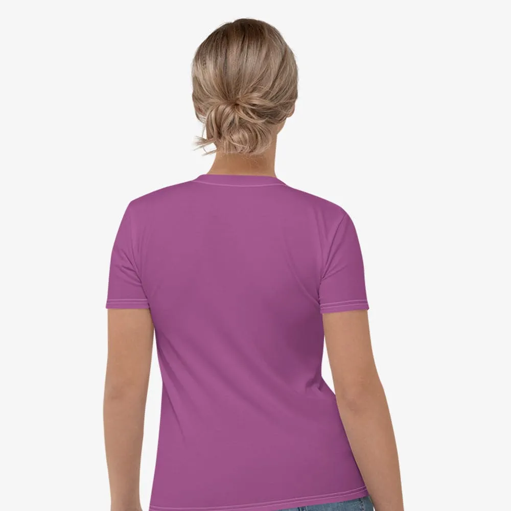 Monochrome Stretchy Tee Violet