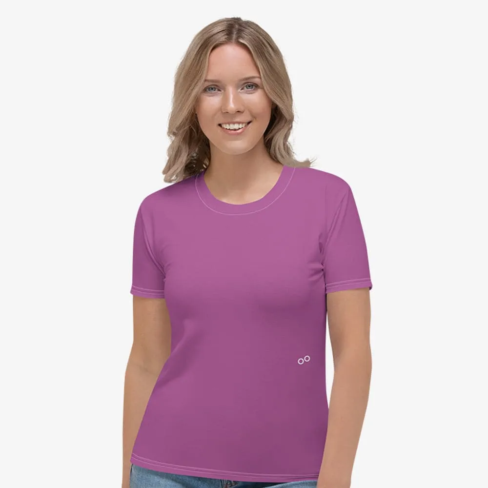 Monochrome Stretchy Tee Violet