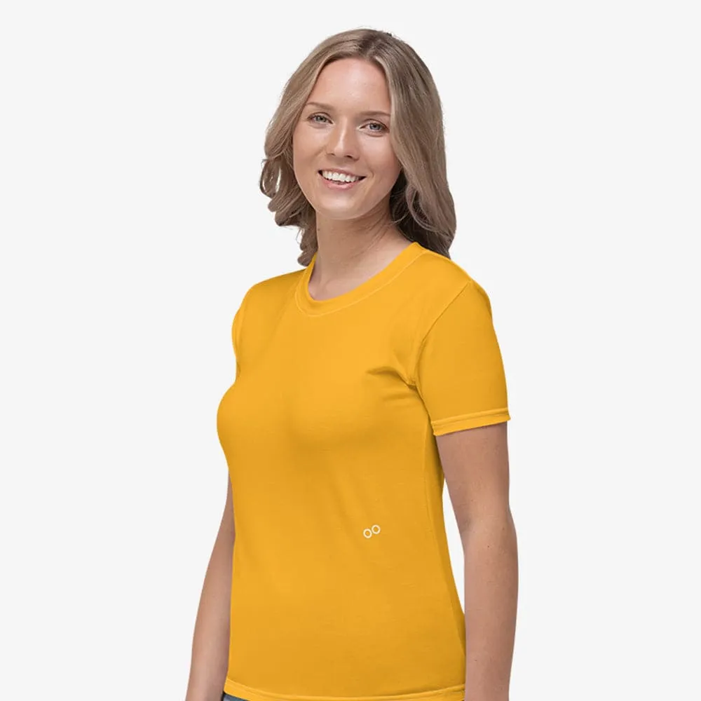 Monochrome Stretchy Tee Yellow