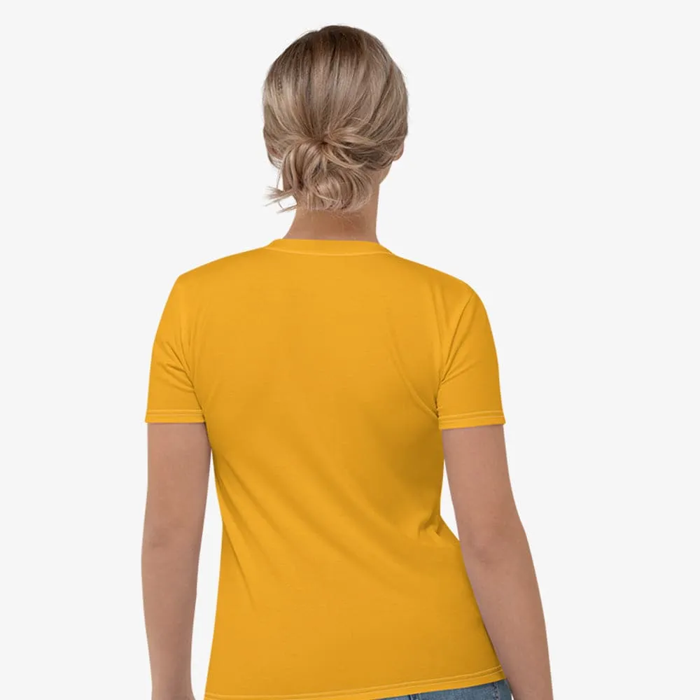 Monochrome Stretchy Tee Yellow