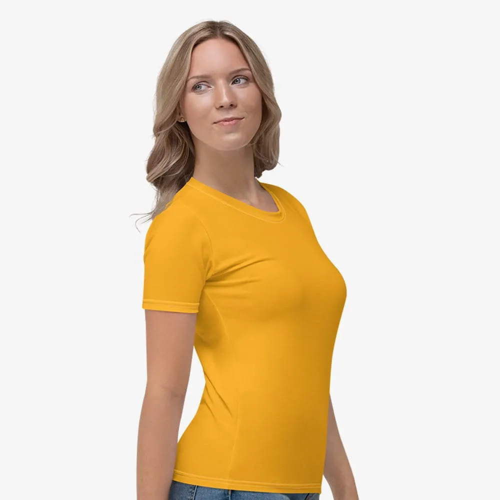 Monochrome Stretchy Tee Yellow